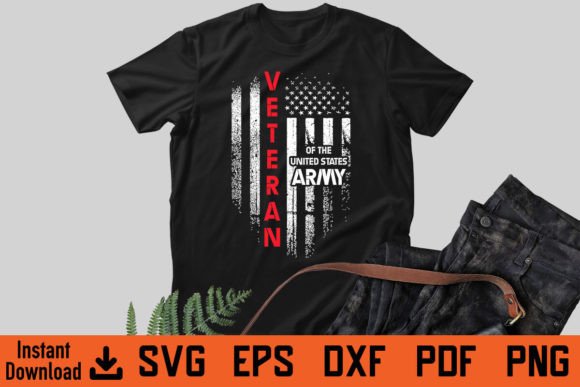 Army USA Flag Veteran Gift Shirt Design Review