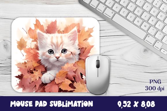 Cute White Cat Design for Embroidery Projects