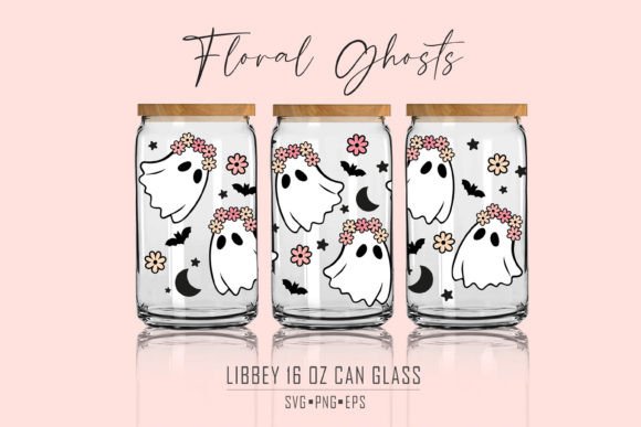 Floral Ghost Libbey Glass Wrap SVG Review