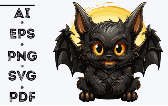 Funny Bat: A Playful Embroidery Design for Versatile Projects