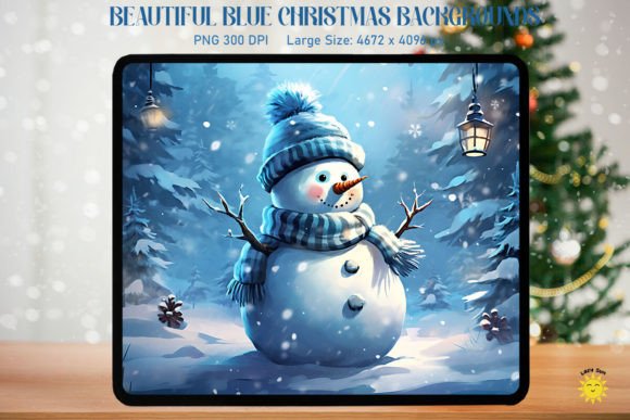 Funny Blue Snowman Xmas Background: A Designer’s Real-World Review