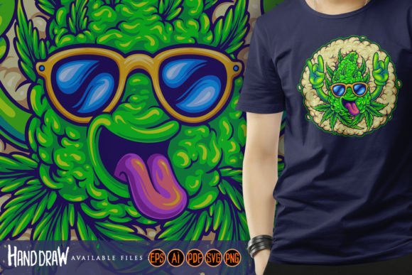 Funny Cannabis Bud Leaf with Smoke Weed: A Designer’s Honest Take