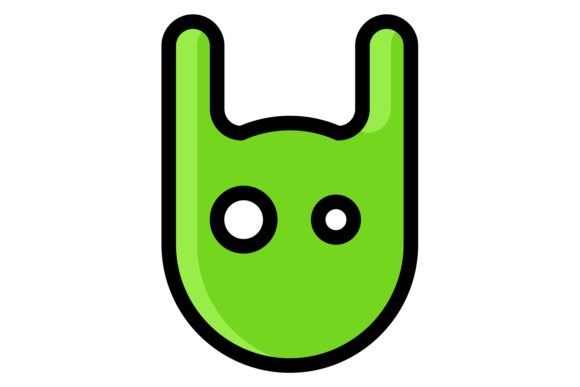 Funny Monster Color Icon: Retro Video Game Charm for Embroidery Projects