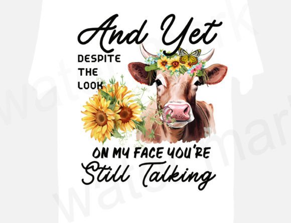 Look on My Face Funny Cow Png, Love Cows