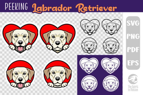 Peeking Labrador Valentine's Clipart: A Designer's Real-World Review